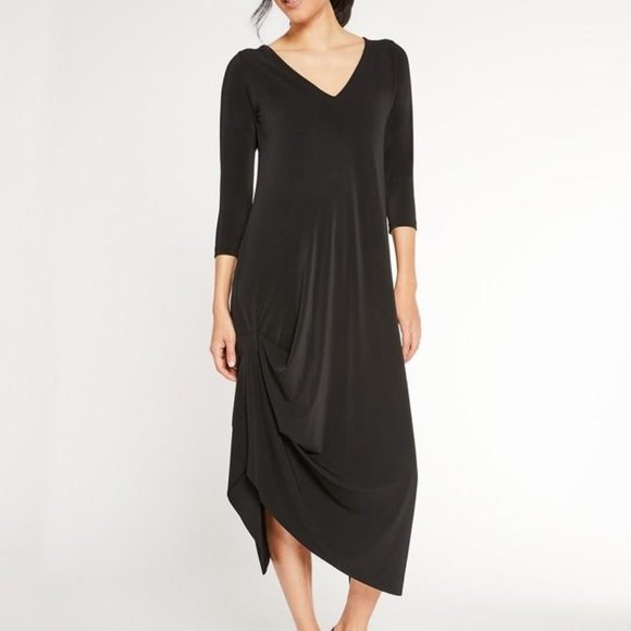 Sympli Dresses & Skirts - NWT Sympli Jersey Ruched Reversible Drama Dress